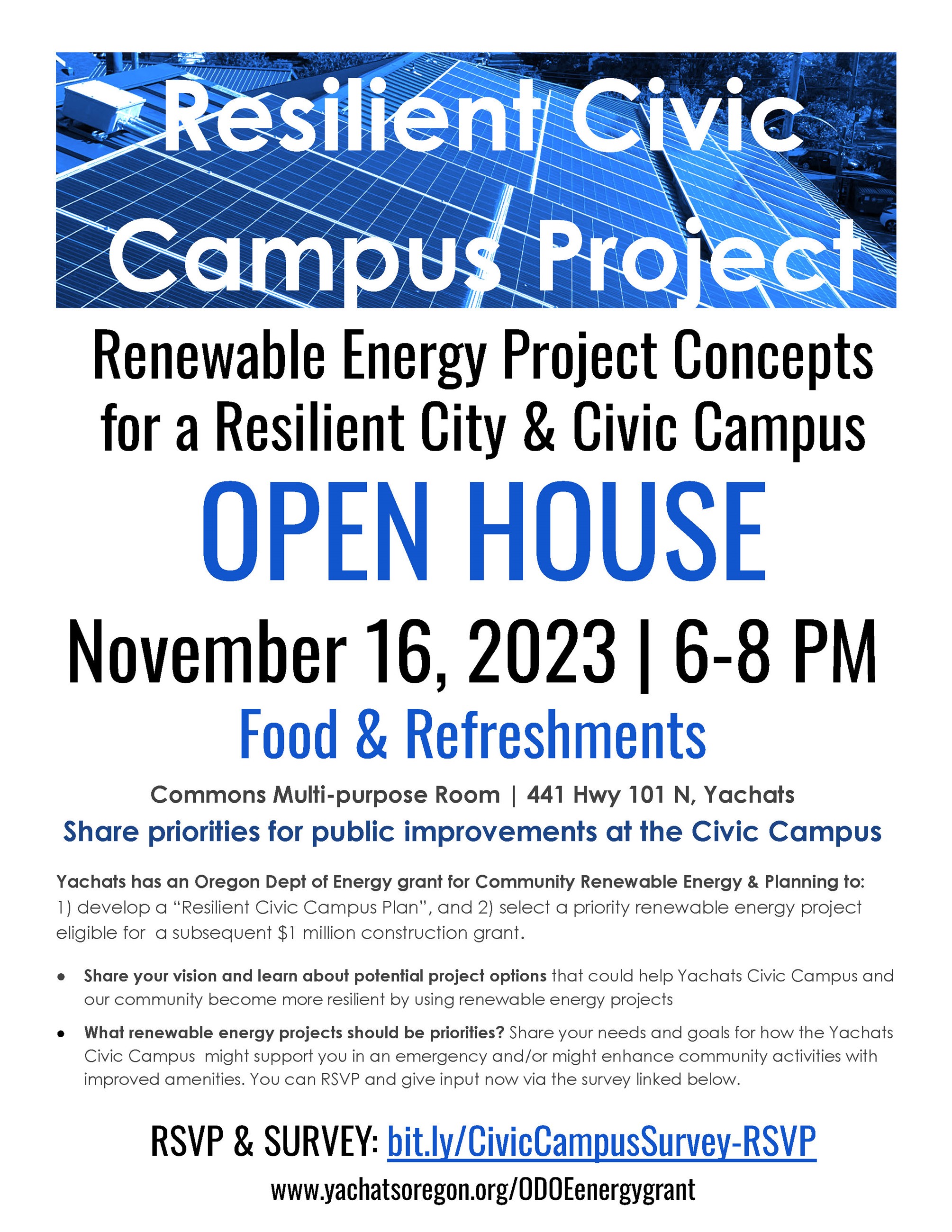 Yachats 11.16.23 Open House Flier