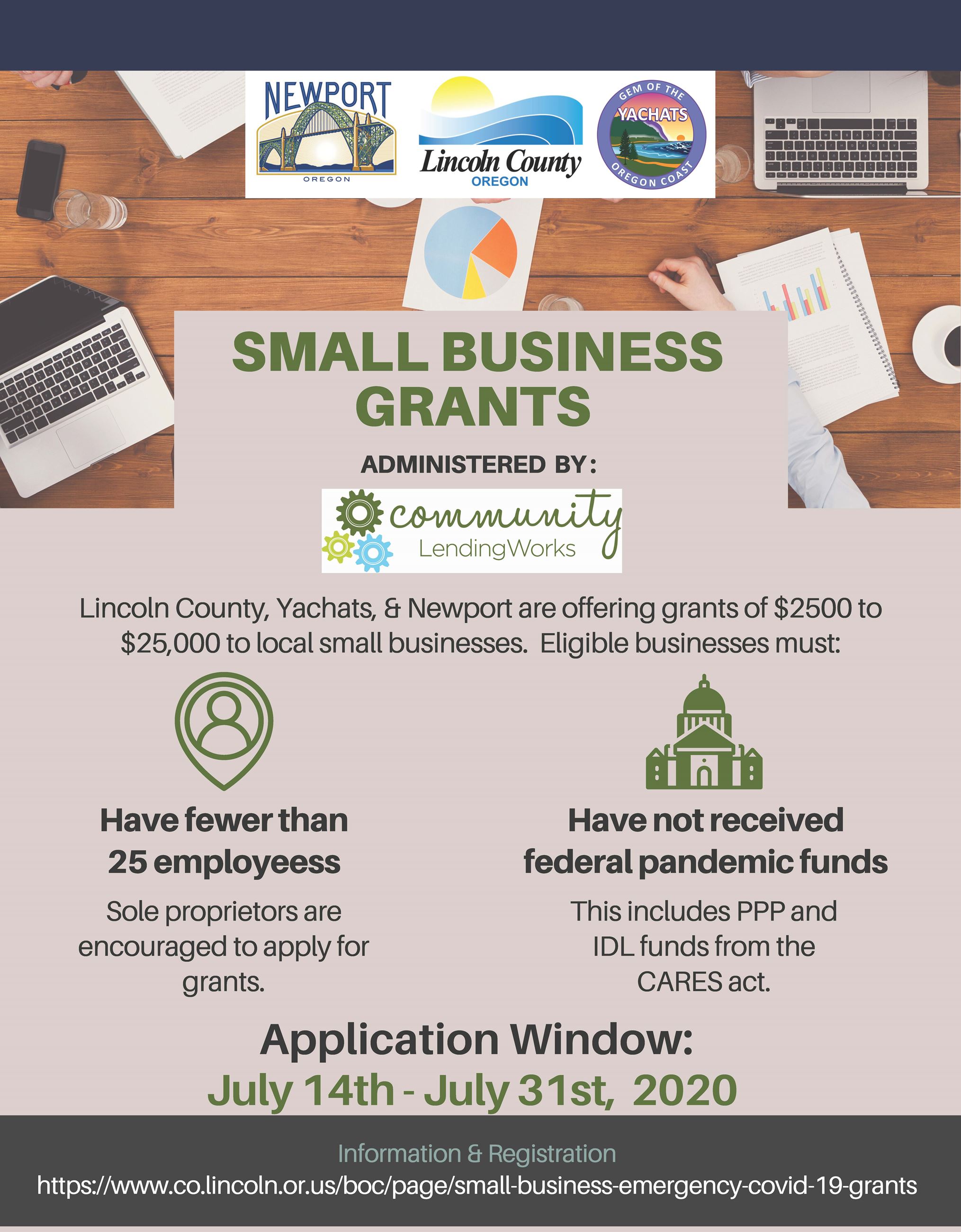 Business Oregon Grant Flyer